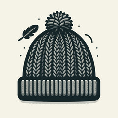 gray beanie hat winter cap