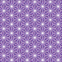 Seamless glitter pattern vector illustration - Halloween colors (purple sparkle and star), L size.