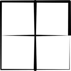 Fototapeta premium Set of square shapes