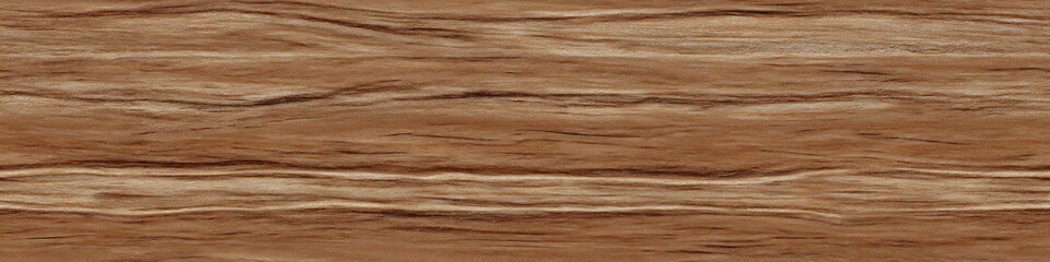 Fototapeta premium Brown, lengthy, walnut-like wooden texture - Seamless , pattern , background , tile