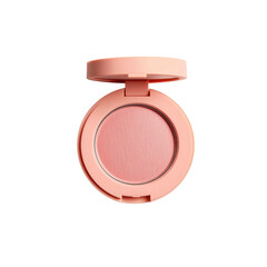 Peach Blush Compact Powder in Open Lid