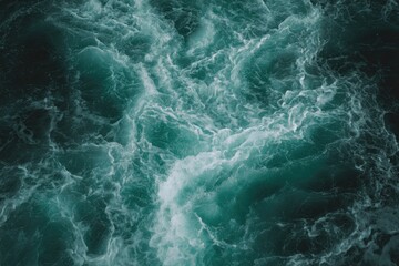 Mesmerizing Ocean Water Surface Flowing Expansive Texture