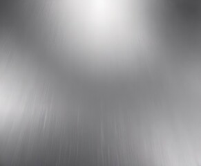 Fototapeta premium Sleek silver metallic texture, brushed metal effect, metal texture, gradient, abstract