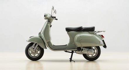Obraz premium Vintage Scooter A Miniature Masterpiece of Italian Design