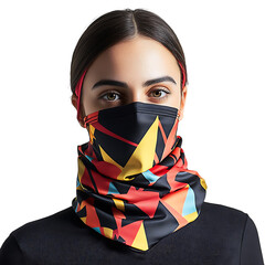 Sport Inspired Cooling Bandana with a Breathable Qu Isolated on Transparent Background