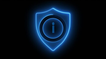 Information security measures concept on the transparent background. safeguarding sensitive data against unauthorized access and cyber threats. motion graphics of information safety icons.