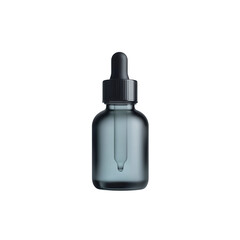 Frosted Glass Dropper Bottle Mockup - Dark Teal