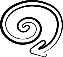 Arrows hand drawn. Sketch doodle style