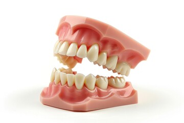 Obraz premium Dentist dental model medication dessert person.