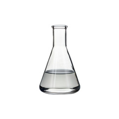 Clear Liquid in Erlenmeyer Flask - Scientific Experiment, Chemistry, Lab Equipment