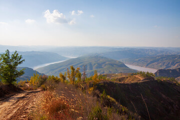 China Yellow River and loess plateau, Shanxi