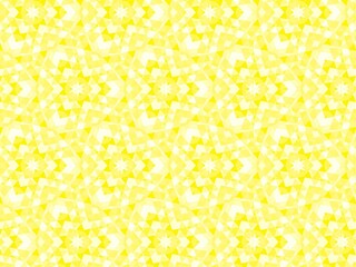 金を連想させる黄色とオレンジの繊細で神秘的なモザイク～抽象的な幾何学模様の背景素材77