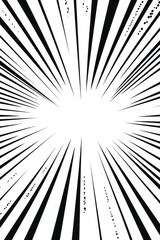 Obraz premium Dynamic comic explosion background