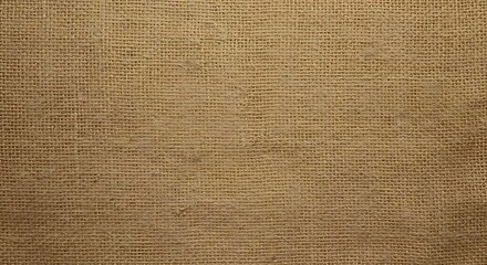 Fototapeta premium Natural Hessian Fabric Texture Background – Burlap Material in Neutral Color for Rustic and Organic Design