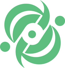 Obraz premium Contemporary Abstract Logo for Gadget and Accessories