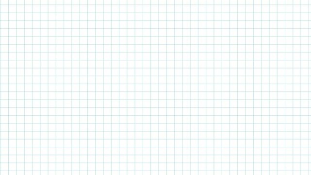 横方向に動く水色のグリッドパターンの動画 -シンプルな方眼の背景バナー素材 - 16:9