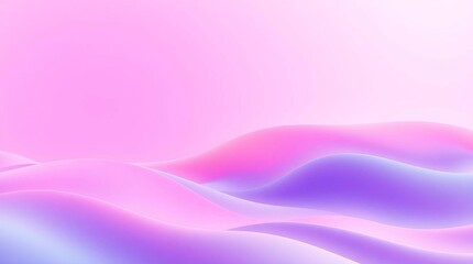 Abstract Pastel Wave Background Soft Pink, Purple, and Blue Hues