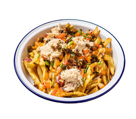 crab loaded dirty fries 