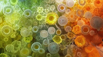 Cell abstract concept