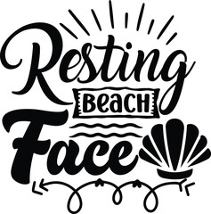 Resting Beach Face