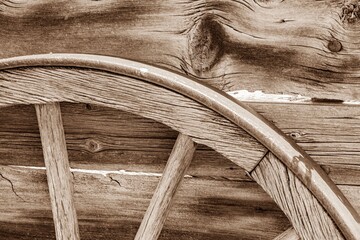 Wagon & wheel detail