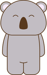 Adorable Animal Cartoon Character Element