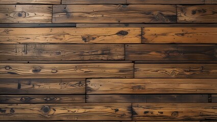 Abstract background of horizontal dark burnt wood planks with rich grain and scorched rustic finish