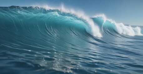 Soothing blue water wave background, ethereal texture, aquatic, liquid