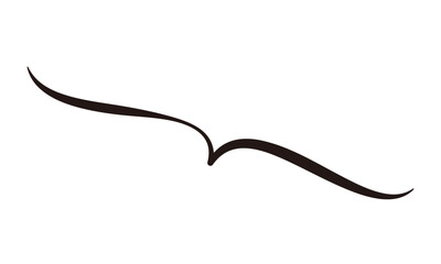 手書き風太さ変動ベクター単体吹き出し15