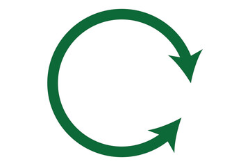 Obraz premium Repeat arrow button, refresh icon, circle arrow,