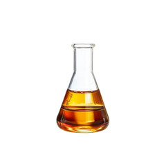 Amber Liquid in Erlenmeyer Flask - Scientific Experiment, Chemistry, Research