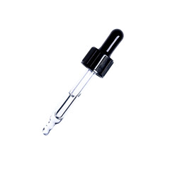 Fototapeta premium Glass Dropper with Black Rubber Bulb - Close-up Studio Shot