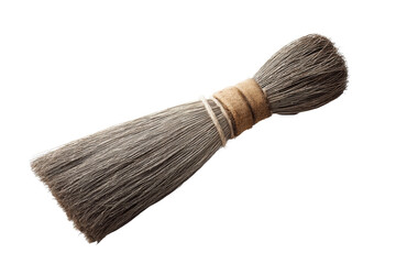 Fototapeta premium Traditional natural bristle brush for cleaning or cooking, cut out