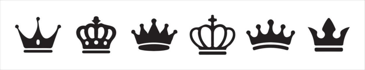 Elegant Princess Tiara Crown Logo © MDABDUR