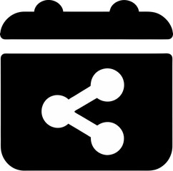 atom icon on metal internet button