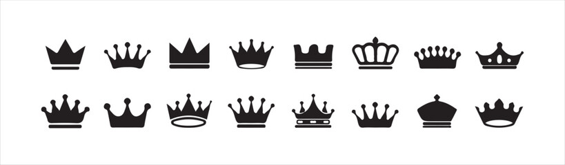 Elegant Tiara Queen Crown Icon