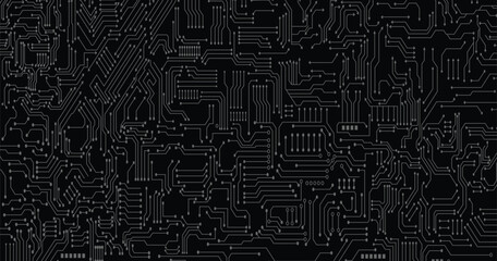 Abstract lines and dots connect background. Technology connection digital data and big data concept.