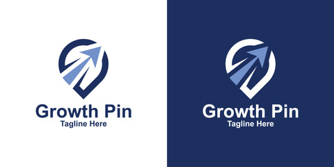 logo design combination pin and plane,travel,holiday,design creative,elegant.