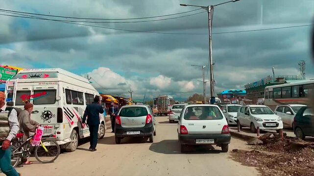 Landscape culture and beautiful destination of srinagar jammu and kashmir Clip 113
