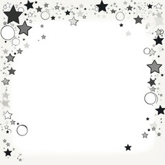 Star paper backgrounds confetti.