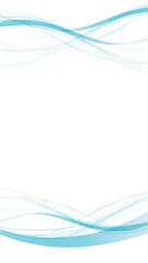 水色の流れる曲線2　16:9 縦