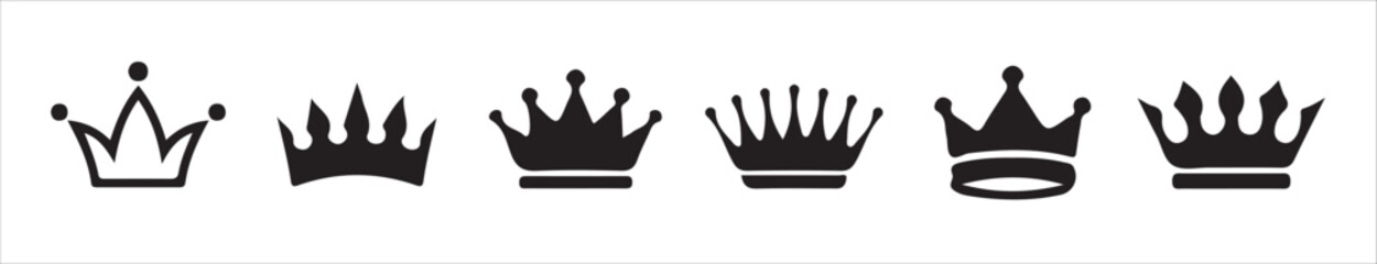 Heraldic Crown Vector Collection