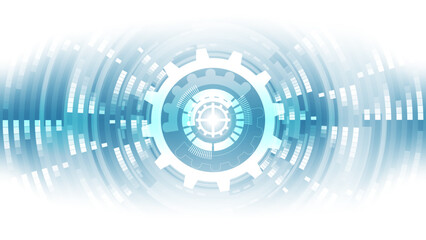 Abstract technology concept background, vector illustration eps10. Futuristic user interface.