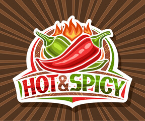 Vector logo for Hot and Spicy
