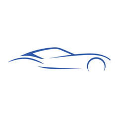 Obraz premium Car Logo Design Vector, Unique and Professional Car Logo Design, Car Silhouette 