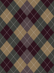Argyle traditional vector pattern.Seamless geometric illustration pattern.Scotland argyll intarsia pastel element style .Design for fabric clothing,sweater,socks,wrapping,tablecloth,blanket,decoration