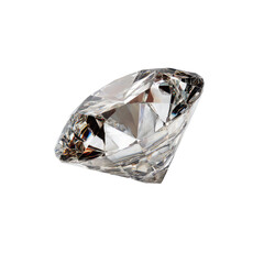 Title: Diamond PNG File Isolated with Shadow on White Background – Transparent Background

