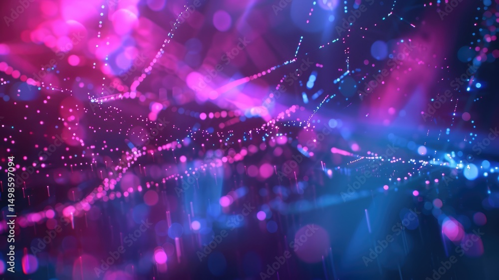 Poster this vibrant digital background features a blend of colors and light effects, ideal for themes relat
