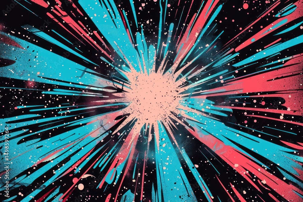Sticker zoom galaxy backgrounds abstract pattern.