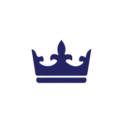 Fototapeta premium Stylish King Crown – Vector Head Symbol